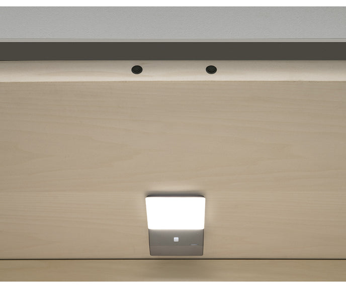 High-End Rialto Nightstand by Rimadesio with Contemporary Glass and Wood Design | Casa Design Group