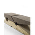 Luxury MOLLETTA 100+6 Bench by Riva 1920 in Solid Cedar with Leather Upholstery | Casa Design Group