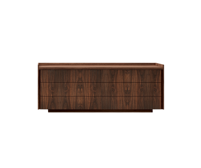 Luxury Revo Night Dresser by Riva 1920 with Solid Wood and Fresart Design | Casa Design Group