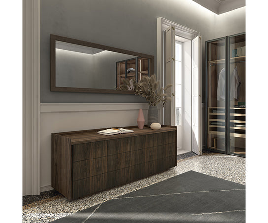 Luxury Revo Night Dresser by Riva 1920 with Solid Wood and Fresart Design | Casa Design Group
