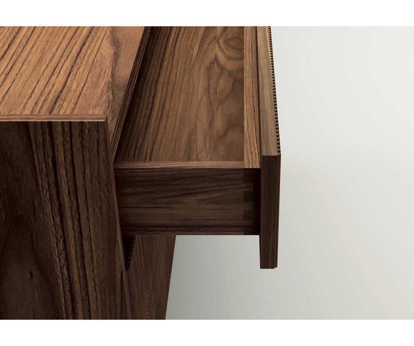 Luxury Revo Night Dresser by Riva 1920 with Solid Wood and Fresart Design | Casa Design Group