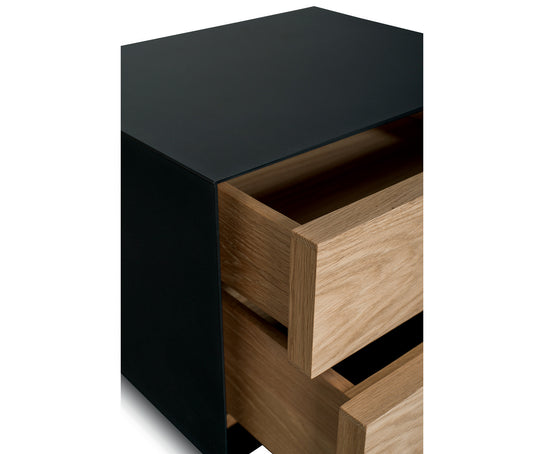 Rialto Nightstand by Riva 1920 with Solid Wood Drawers | Casa Design Group