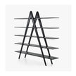 A-Book Solid Walnut and Oak Bookcase by Riva 1920