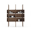 Aqua Solid Wood Bookshelf by Riva 1920