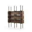 Aqua Solid Wood Bookshelf by Riva 1920