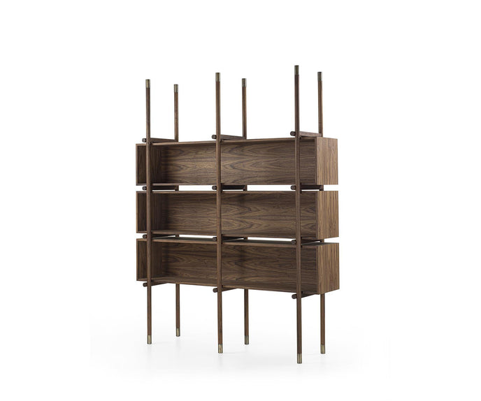 Aqua Solid Wood Bookshelf by Riva 1920