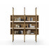 Aqua Solid Wood Bookshelf by Riva 1920