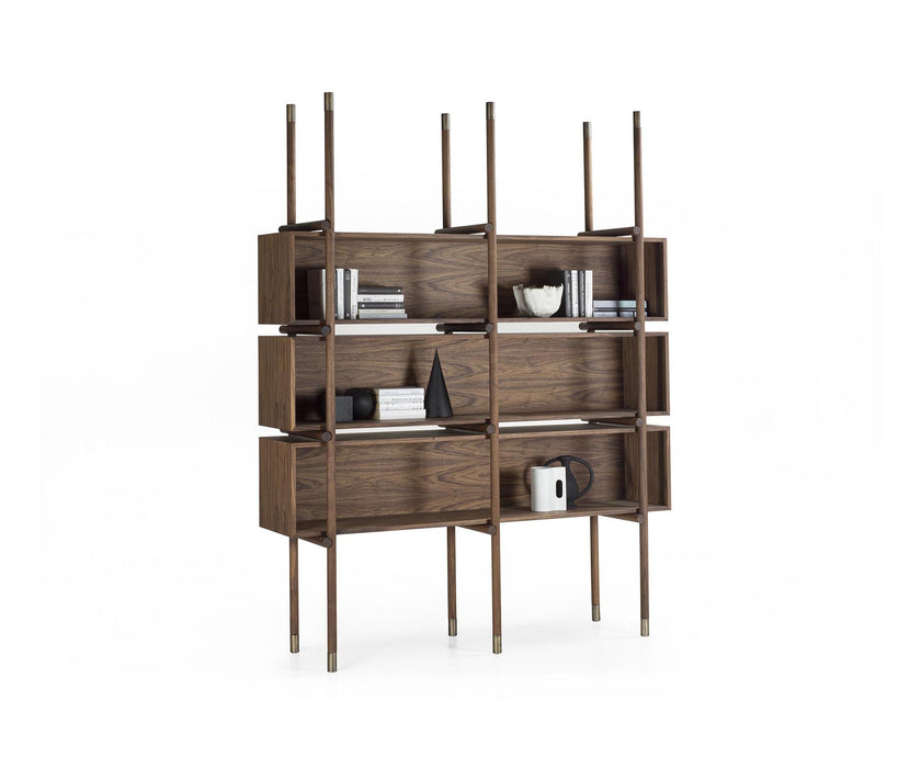 Aqua Solid Wood Bookshelf by Riva 1920