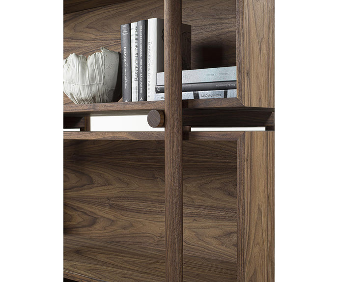Aqua Solid Wood Bookshelf by Riva 1920