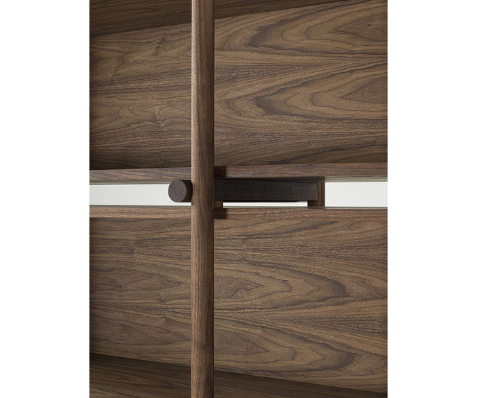 Aqua Solid Wood Bookshelf by Riva 1920