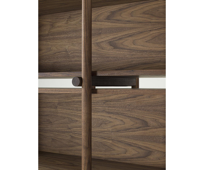 Aqua Solid Wood Bookshelf by Riva 1920
