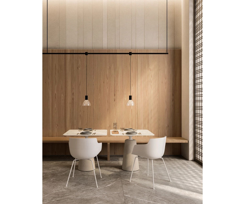 Rock Table by MDF Italia with sculptural concrete base Casa Design Group