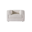 Roger Lounge Armchair by Meridiani with soft rounded upholstered design Casa Design Group