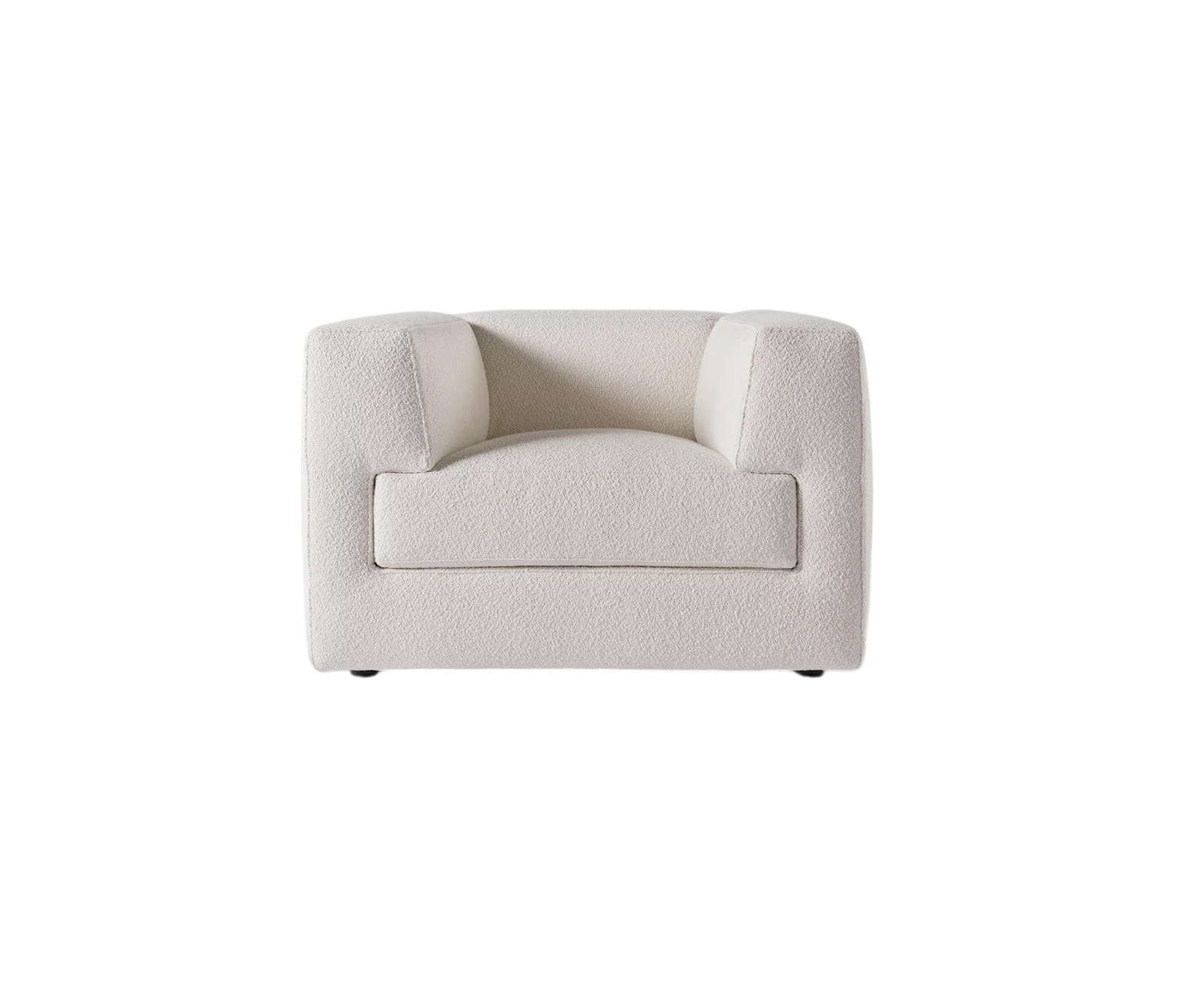 Roger Lounge Armchair by Meridiani with soft rounded upholstered design Casa Design Group