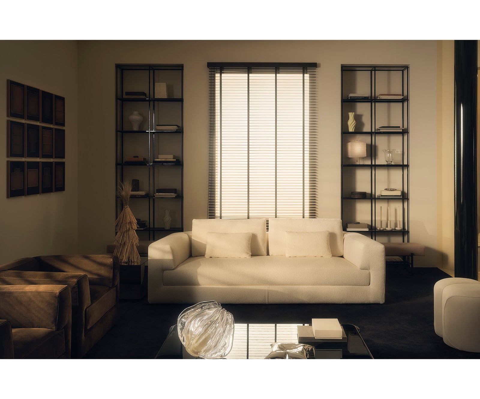 Roger Lounge Armchair by Meridiani with soft rounded upholstered design Casa Design Group
