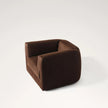 Roger Lounge Armchair by Meridiani with soft rounded upholstered design Casa Design Group