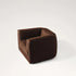 Roger Lounge Armchair by Meridiani with soft rounded upholstered design Casa Design Group