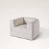 Roger Lounge Armchair by Meridiani with soft rounded upholstered design Casa Design Group