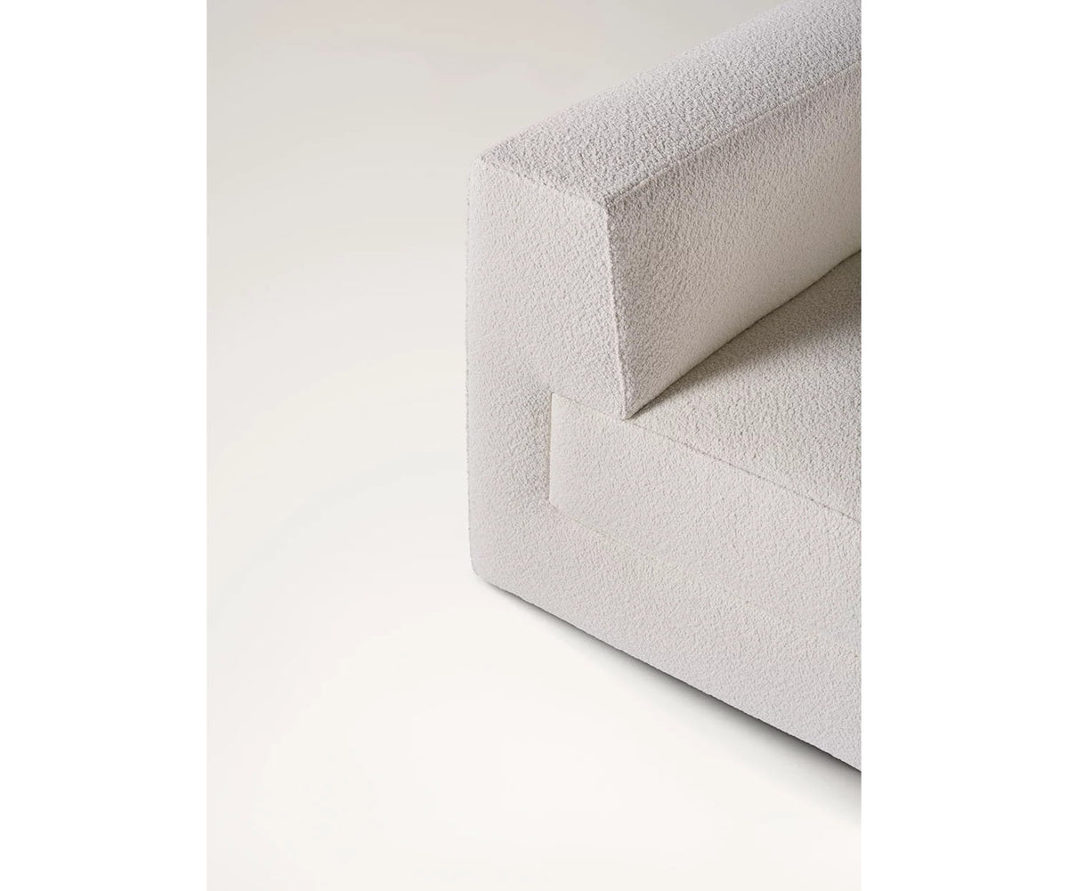 Roger Lounge Armchair by Meridiani with soft rounded upholstered design Casa Design Group