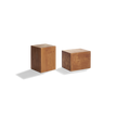 Roots sculptural solid teak side table by Tribù Studio | Casa Design Group