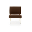 High End Round D.154.5 Lounge Chair brown by Molteni Quick Ship Casa Design Group