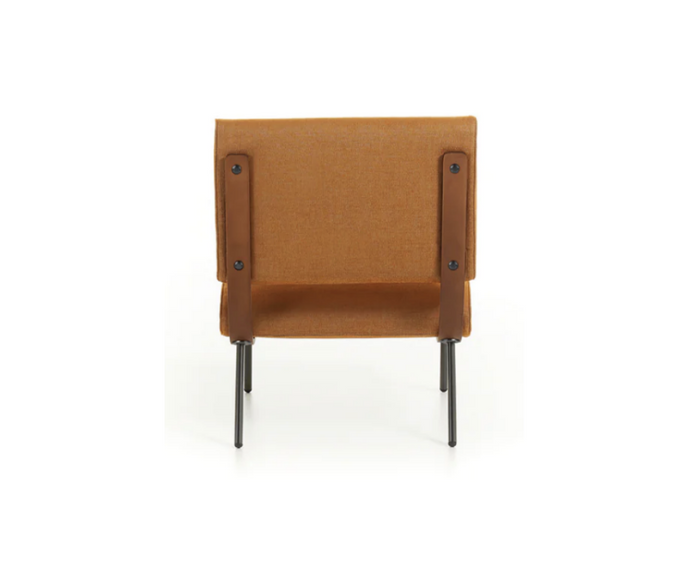 High End Round D.154.5 Lounge Chair brown by Molteni Quick Ship Casa Design Group