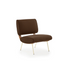 High End Round D.154.5 Lounge Chair brown by Molteni Quick Ship Casa Design Group