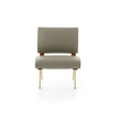 High End Round D.154.5 Lounge Chair brown by Molteni Quick Ship Casa Design Group