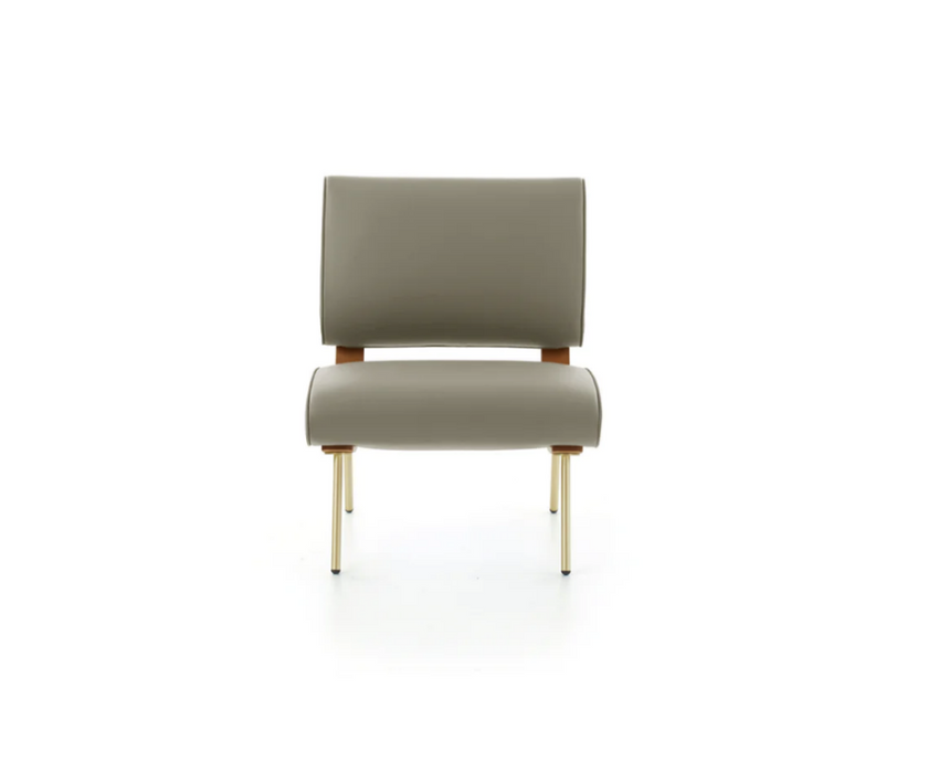 High End Round D.154.5 Lounge Chair brown by Molteni Quick Ship Casa Design Group