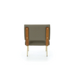 High End Round D.154.5 Lounge Chair brown by Molteni Quick Ship Casa Design Group