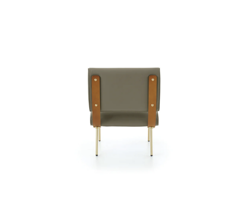 High End Round D.154.5 Lounge Chair brown by Molteni Quick Ship Casa Design Group