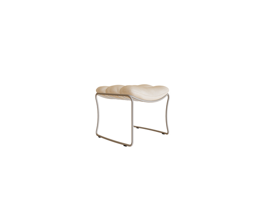 Elegant Leaf Design Folia Outdoor Footrest by Royal Botania Casa Design Group