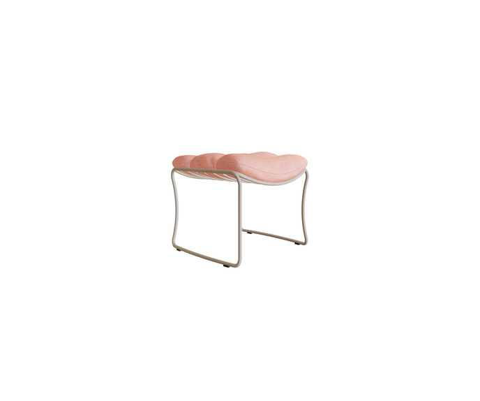 Elegant Leaf Design Folia Outdoor Footrest by Royal Botania Casa Design Group