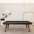 Modern billiard table by RS Barcelona in steel and iroko wood Casa Design Group