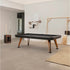 Modern billiard table by RS Barcelona in steel and iroko wood Casa Design Group