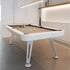Modern billiard table by RS Barcelona in steel and iroko wood Casa Design Group