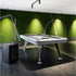 Modern billiard table by RS Barcelona in steel and iroko wood Casa Design Group