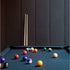 Modern billiard table by RS Barcelona in steel and iroko wood Casa Design Group
