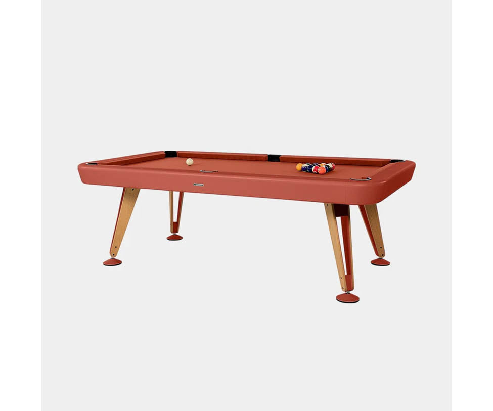 Luxury Diagonal Outdoor Pool Table by RS Barcelona Casa Design Group