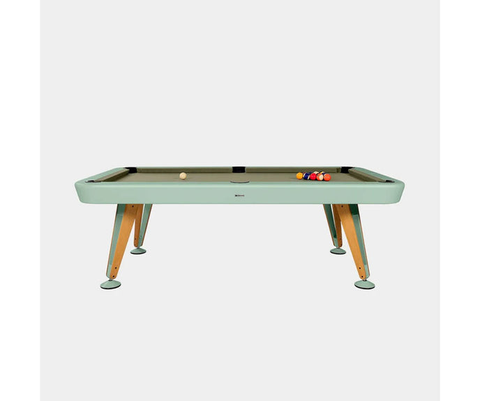 Luxury Diagonal Outdoor Pool Table by RS Barcelona Casa Design Group