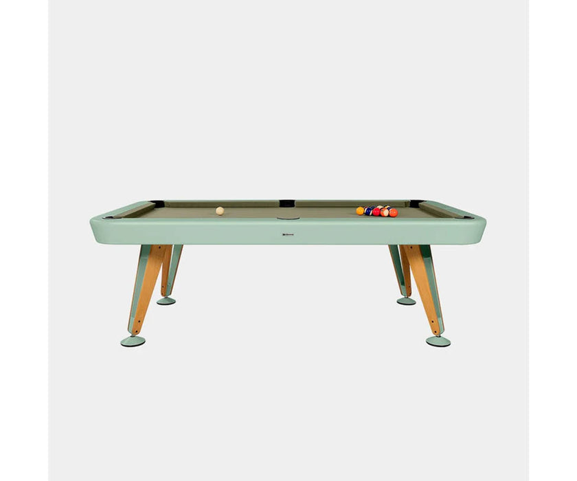 Luxury Diagonal Outdoor Pool Table by RS Barcelona Casa Design Group