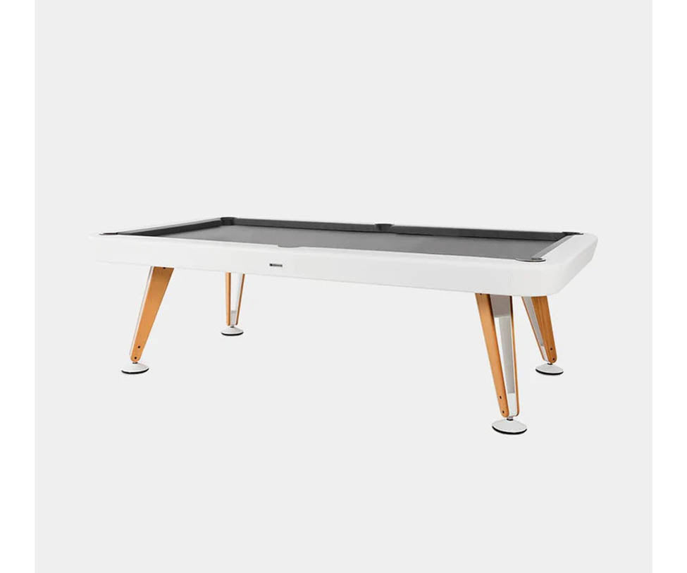 Luxury Diagonal Outdoor Pool Table by RS Barcelona Casa Design Group