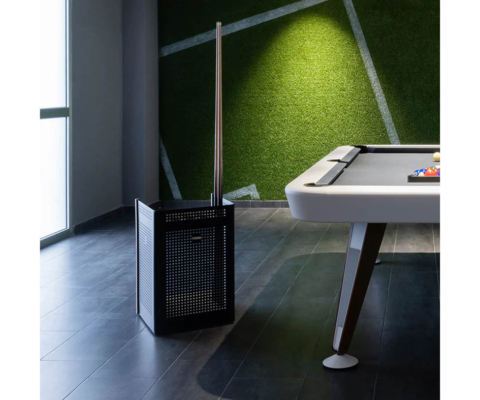 Modern indoor billiard cue rack by RS Barcelona Casa Design Group