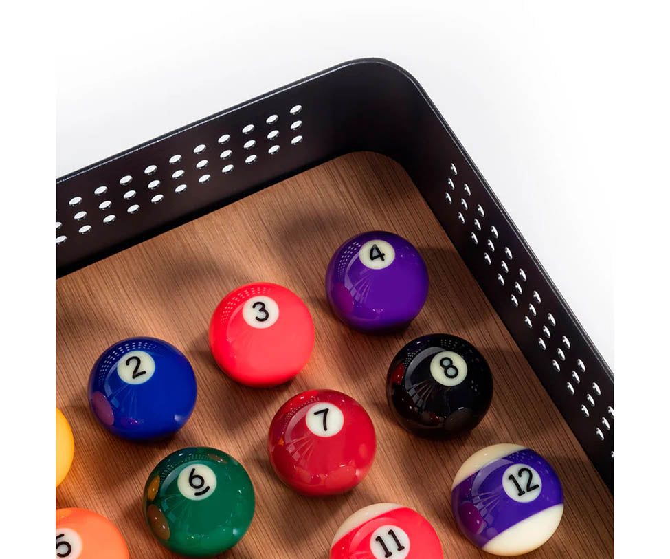 Modern indoor billiard cue rack by RS Barcelona Casa Design Group