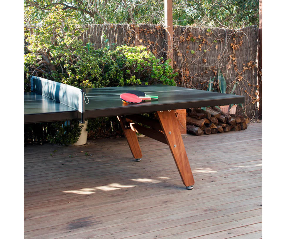 RS Stationary Aluminum Ping Pong Table by RS Barcelona Casa Design Group