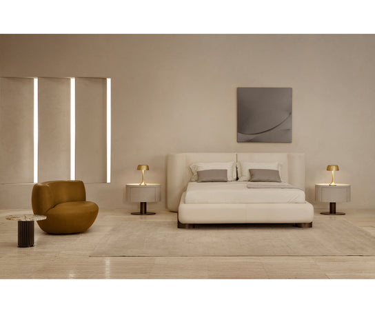 Contemporary Rugiano Anais Upholstered Bed Casa Design Group