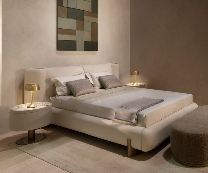 Contemporary Rugiano Anais Upholstered Bed Casa Design Group