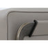 Arthur Bench by Rugiano with premium fabric or leather upholstery and a bronze-finished aluminium base | Casa Design Group