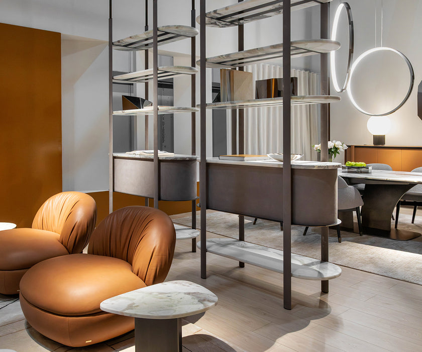 Coquette High Modern Modular Bookcase by Rugiano