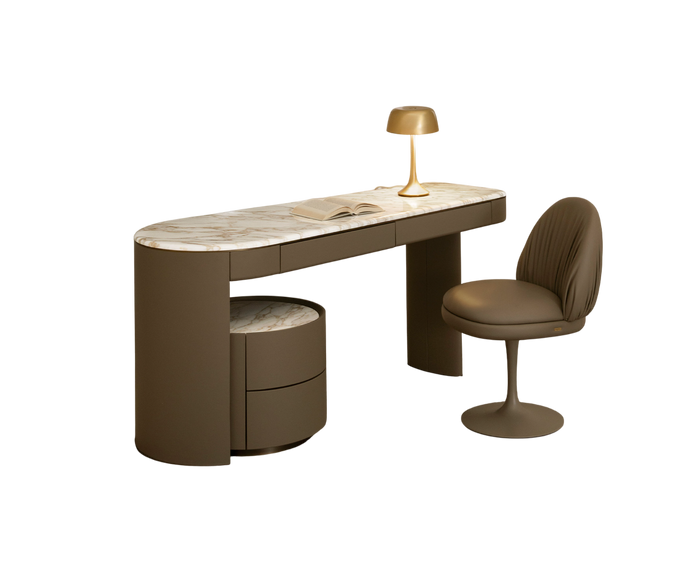 Luxury Rugiano Emily Desk with Marble Top Casa Design Group